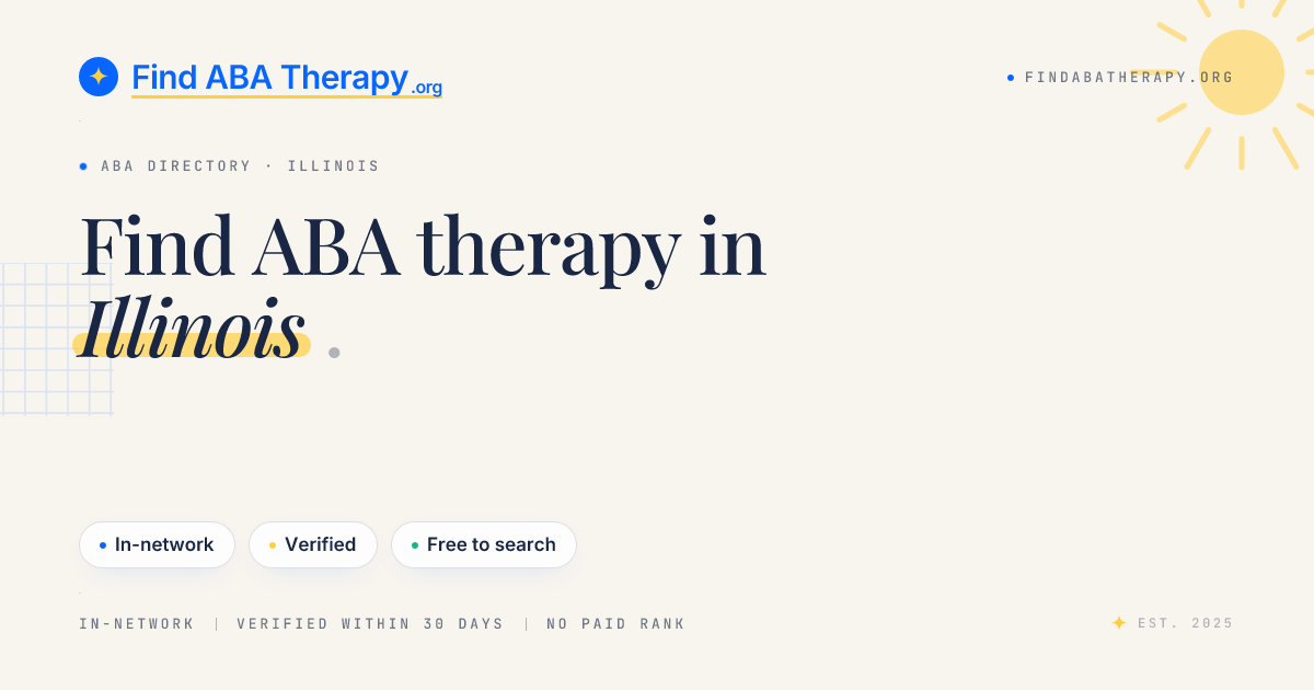 ABA Therapy in Illinois | Find ABA Therapy